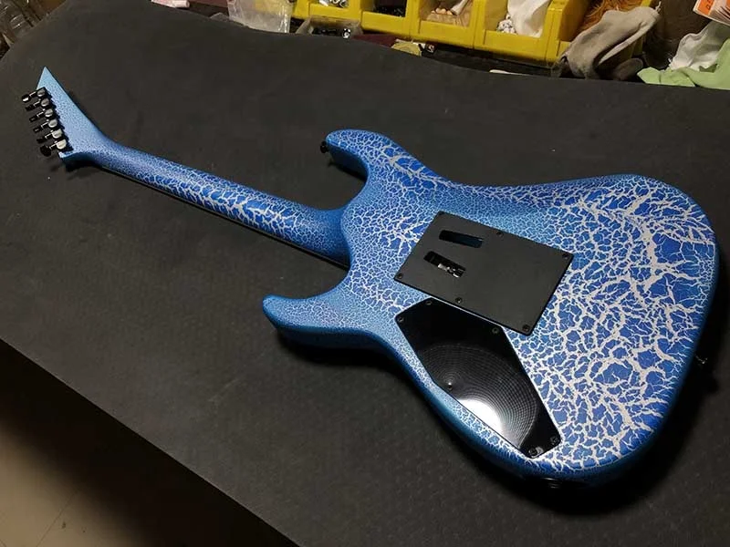 Высокое качество с возможностью нанесения производителем личных Прохладный бусины кракле, форменный дешевый твердое тело; Металл рок 6 струнной электрогитары