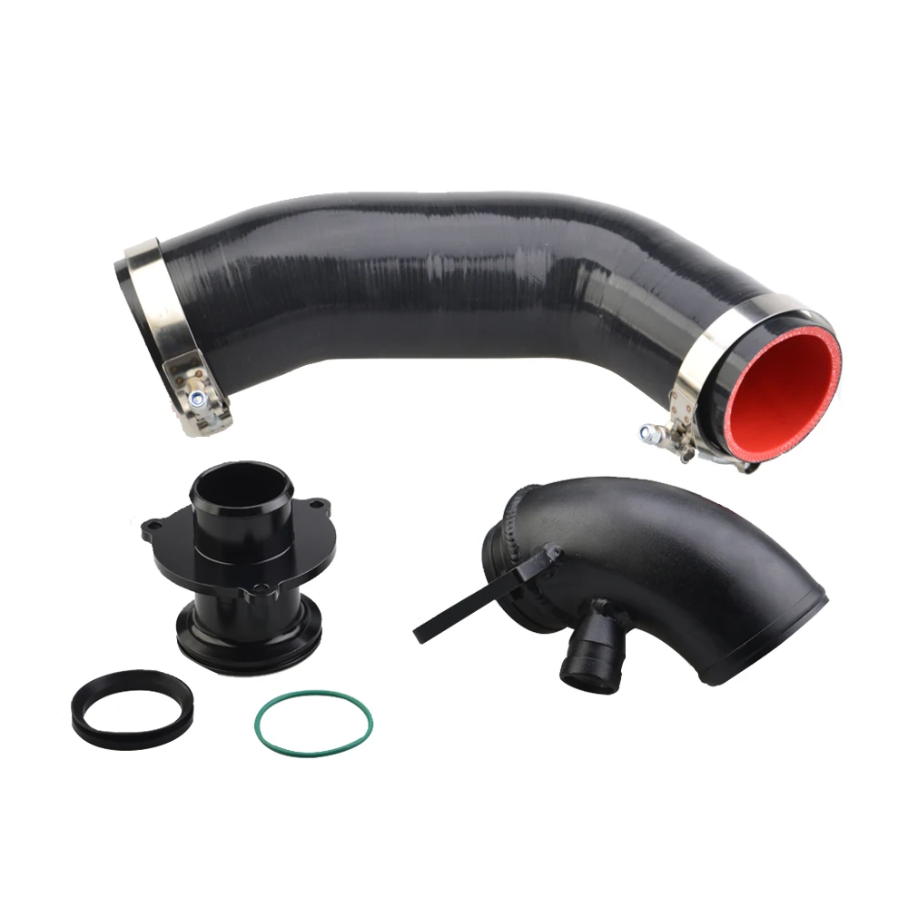 Silicone Intake Hose Pipe Turbo Inlet Elbow Muffler Delete for VW Golf MK7 R Audi 2015 With V8 MK3 A3 S3 TT EA888 3gen Engine