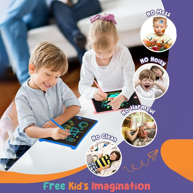 Электронная Мини-доска для девочек и мальчиков, 8,5 дюйма
