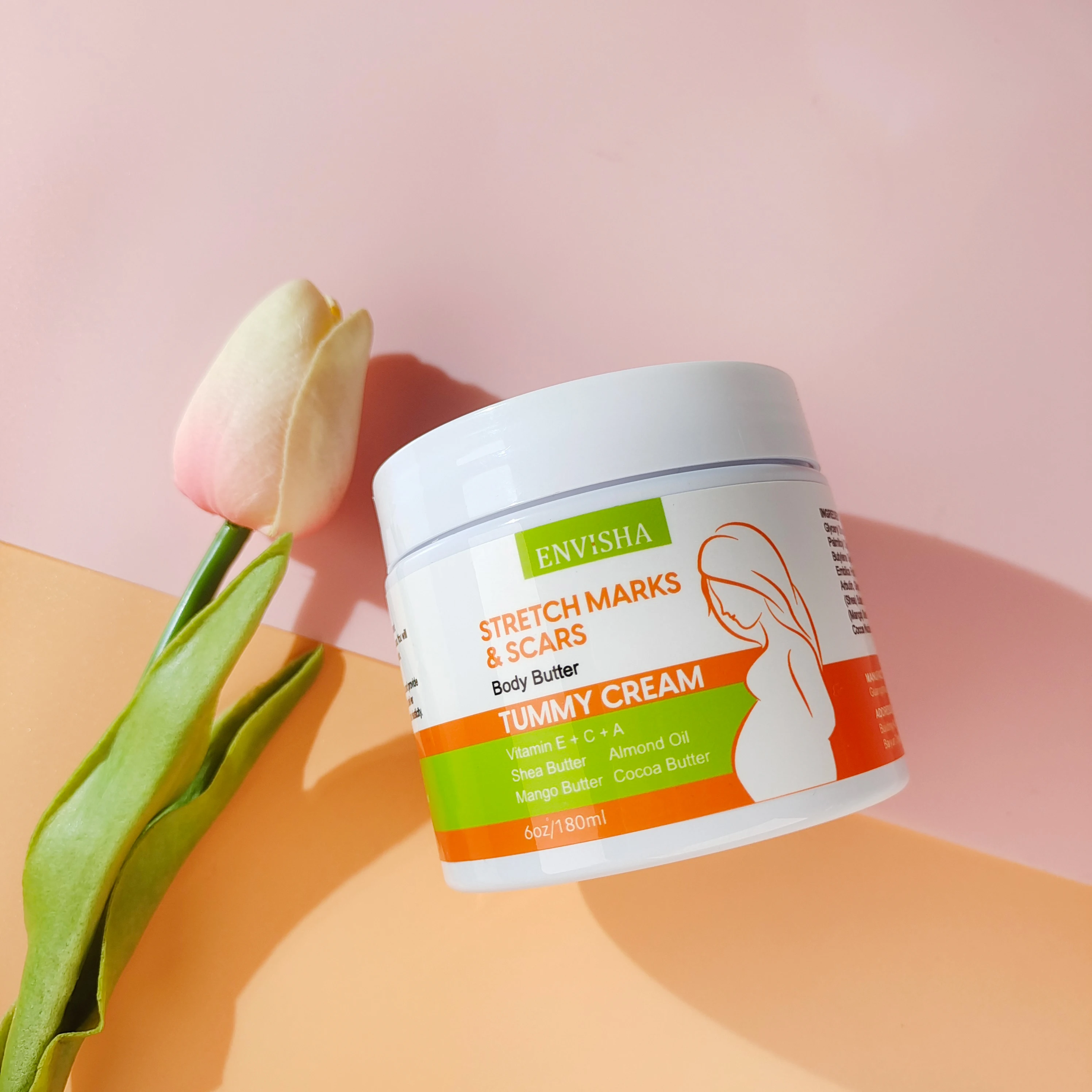 Crème Vergetures Grossesse Raffermissante - 40g - Base De Plantes - Fabriqué En France