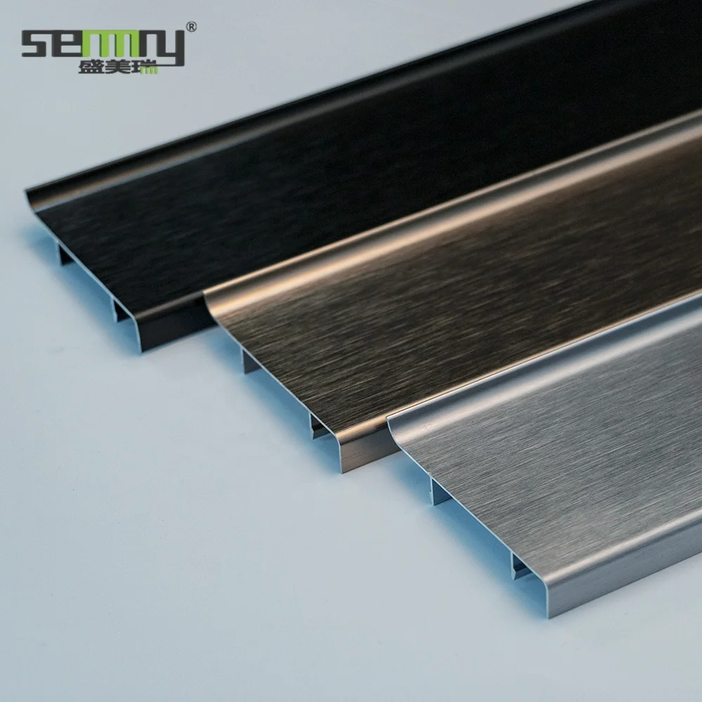 Beautiful Colors Led Aluminium Profile Skirting Metal Trim Wall ...