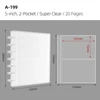 5 pollici 2 tasche - 20 pagine