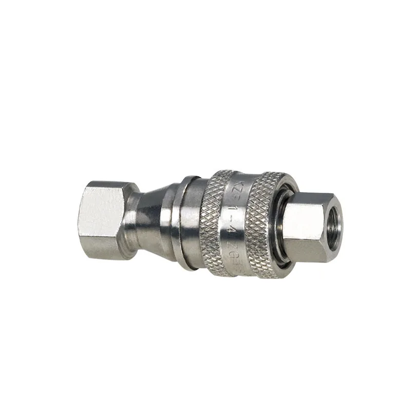 KZF Hydraulic Quick Coupling SS304 - High Pressure & Temperature