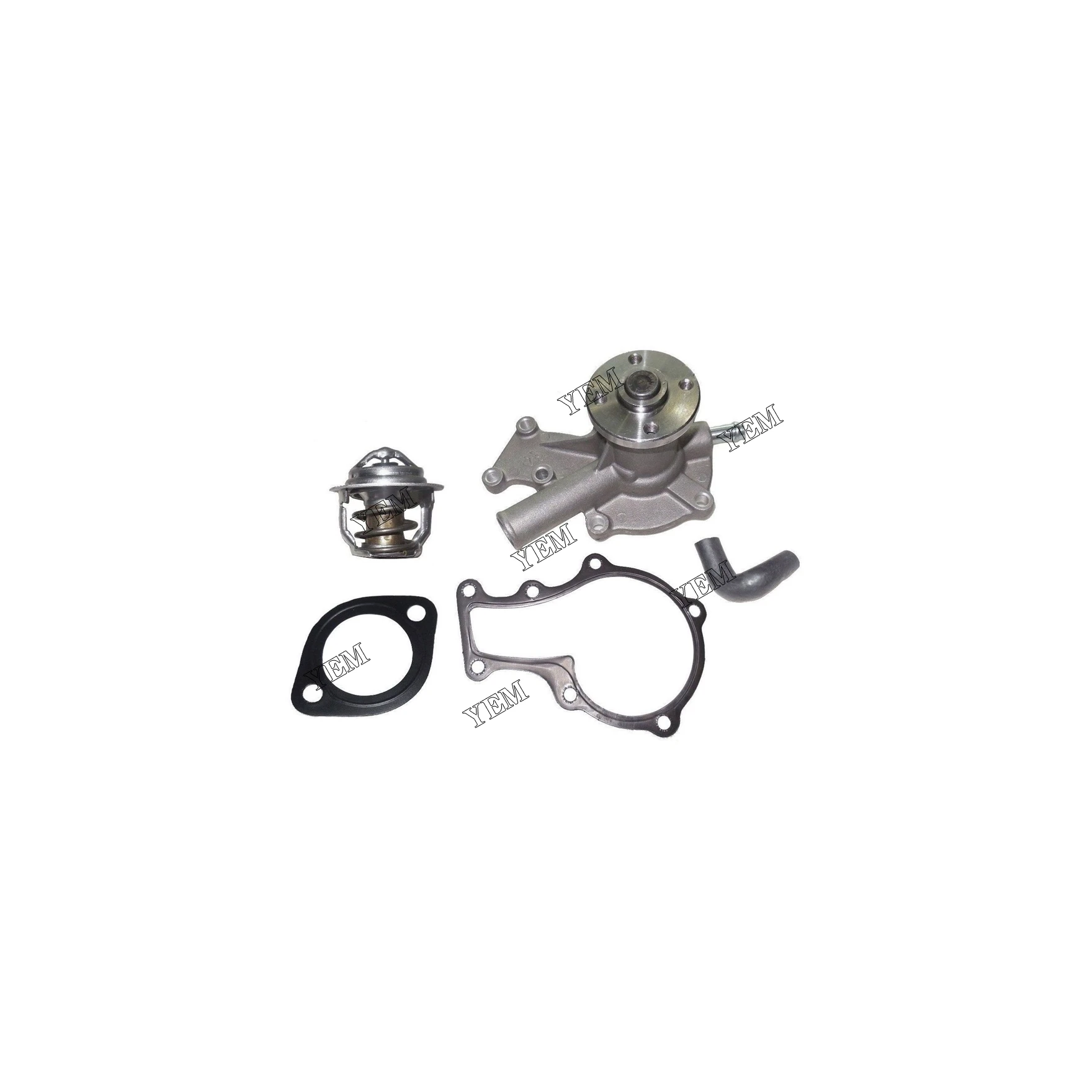 New Water Pump W/ Return Hose & Thermostat for Kubota BX1800D BX1830D BX1850D Diesel Engine Parts