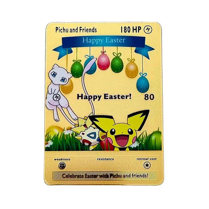 easter pokemon cards Happy Easter!  Did you know Pokmon once released a very small set of  promotional cards called Pikachu's Easter? In 2017 those who purchased 5  booster packs from the Pokmon Center were
