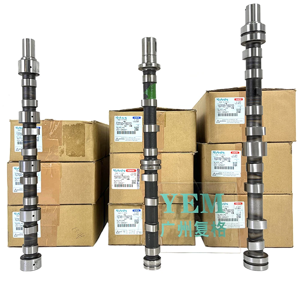 Diesel Engine Parts for Kubota EA300 EA330 Z482 Camshaft F2503 F2803 D1403 D1462 D1463 D3200 F2302 Tractor Excavator Parts