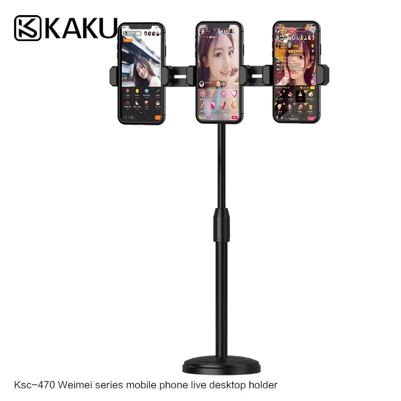 kaku ksc-470 téléphone mobile live stand de bureau