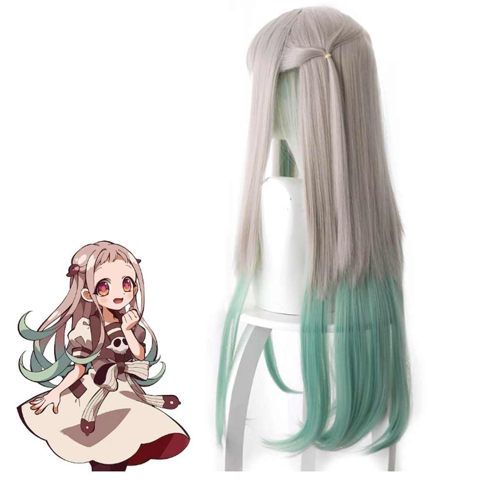 
Оптовая продажа, длинный прямой парик из аниме, парик для косплея Hanako-kun Nene Yashiro 