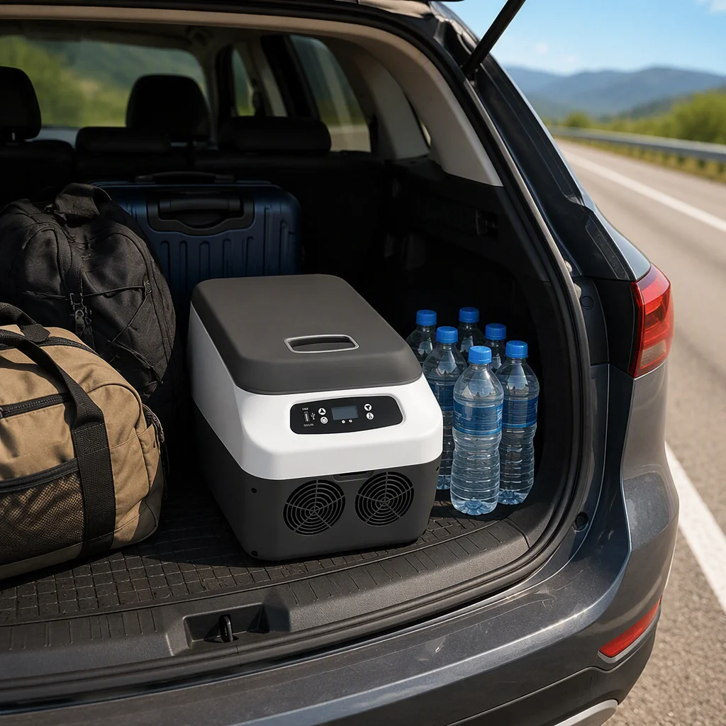 Hot Sale 24L 30L High Quality  Portable Compressor Small Car Refrigerator Travel Electric 12v Cooler Box Mini Fridge Car