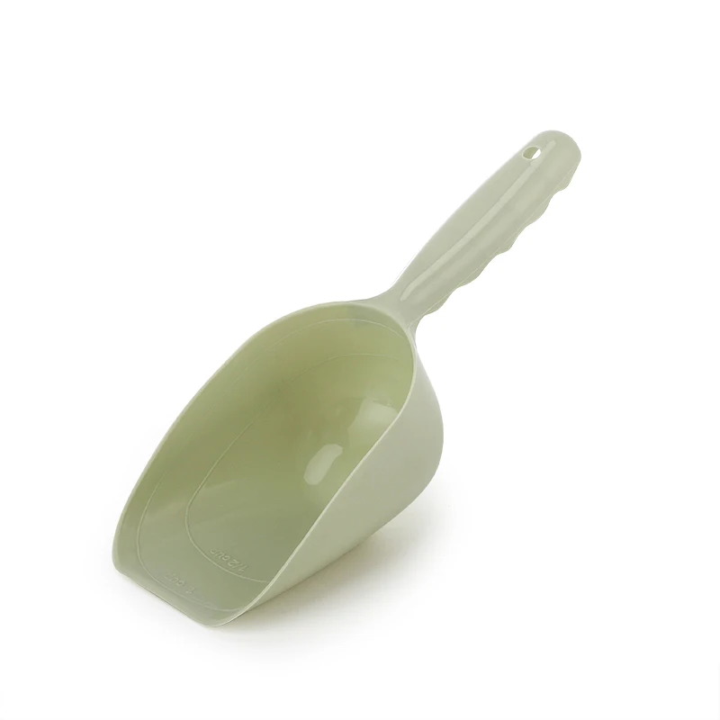 TC4236 OEM 2 Size Custom Plastic Dog Food Spoon Shovel Plastic Pet Feed Scoop for Animal