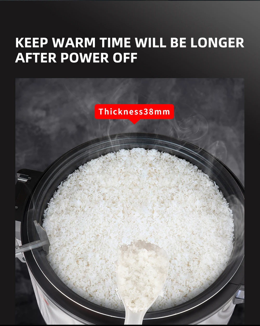 Multi Function Rice Cooker 10 Liter Electric Rice Cooker For Commercial