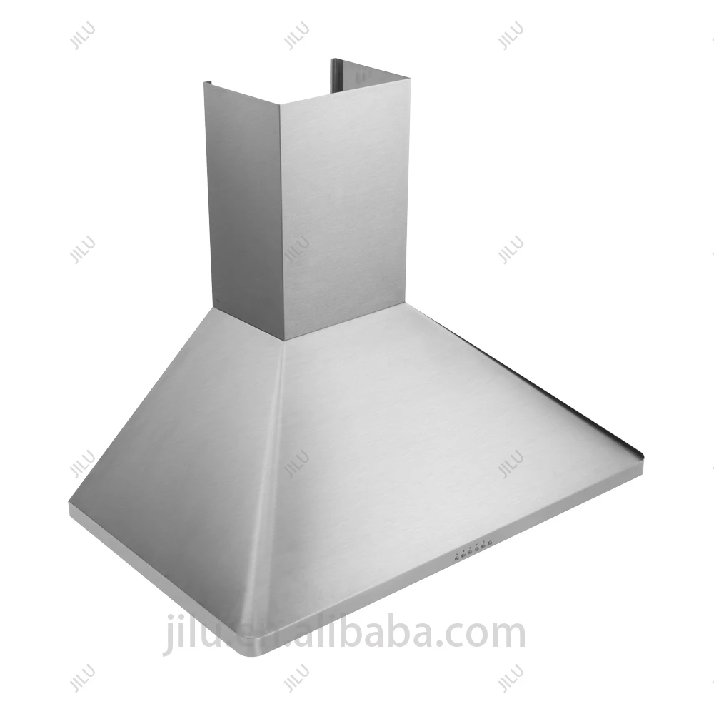 Wall-Mounted Range Hood Stainless Steel Low-Noise Kitchen Ventilation Exhaust Free Spare Parts Electric Household Kitchen details