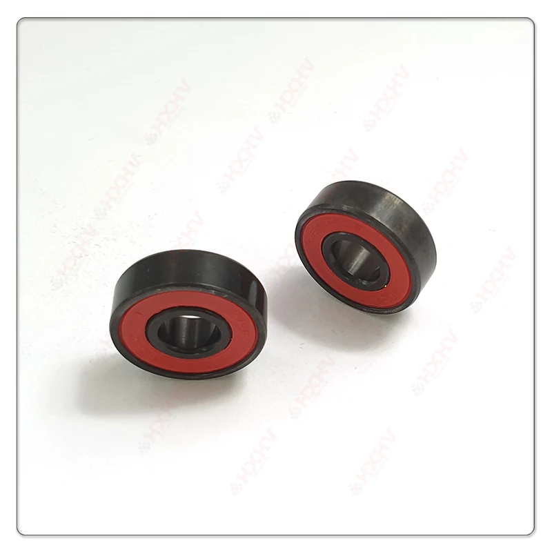 608 2RS  ABEC-9 High Quality Red Rubber Sealed Chrome Steel 8x22x7 mm HXHV Deep Groove Ball Bearings