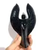 Black obsidian angel