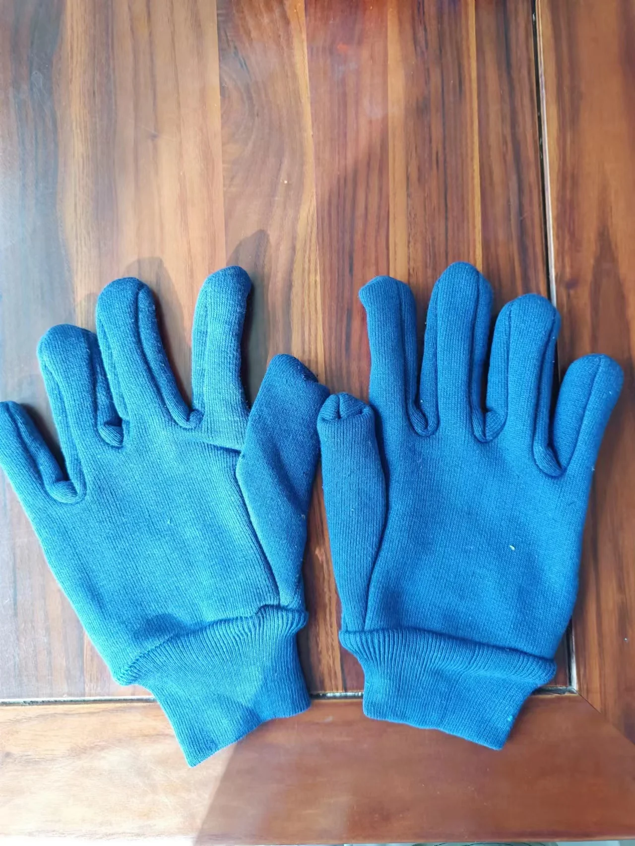 Cotton Yarn Knitted Gloves Construction Hand Thickening Industrial Gardening Knitted Cotton Gloves