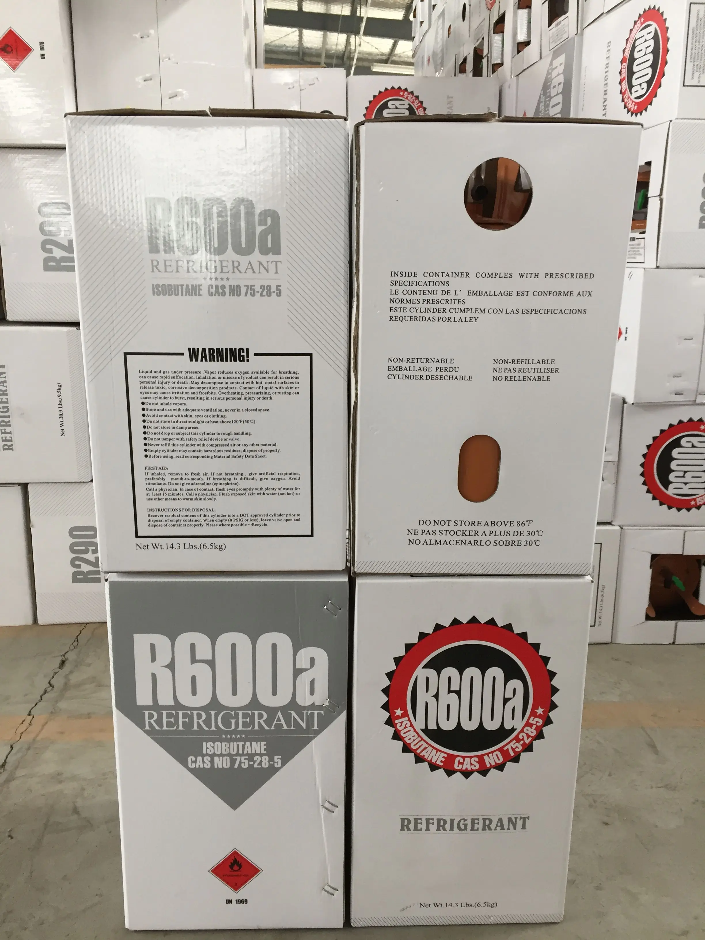 Isobutane Refrigerant R600a Sale At Good Price Used For Replace With