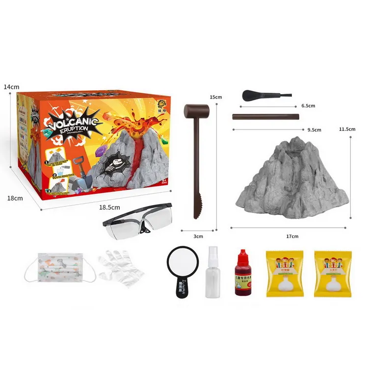 Diy Educational Learning Volcano Eruption Kids Science Experiment Chemistry Kits Stem Toys Buy