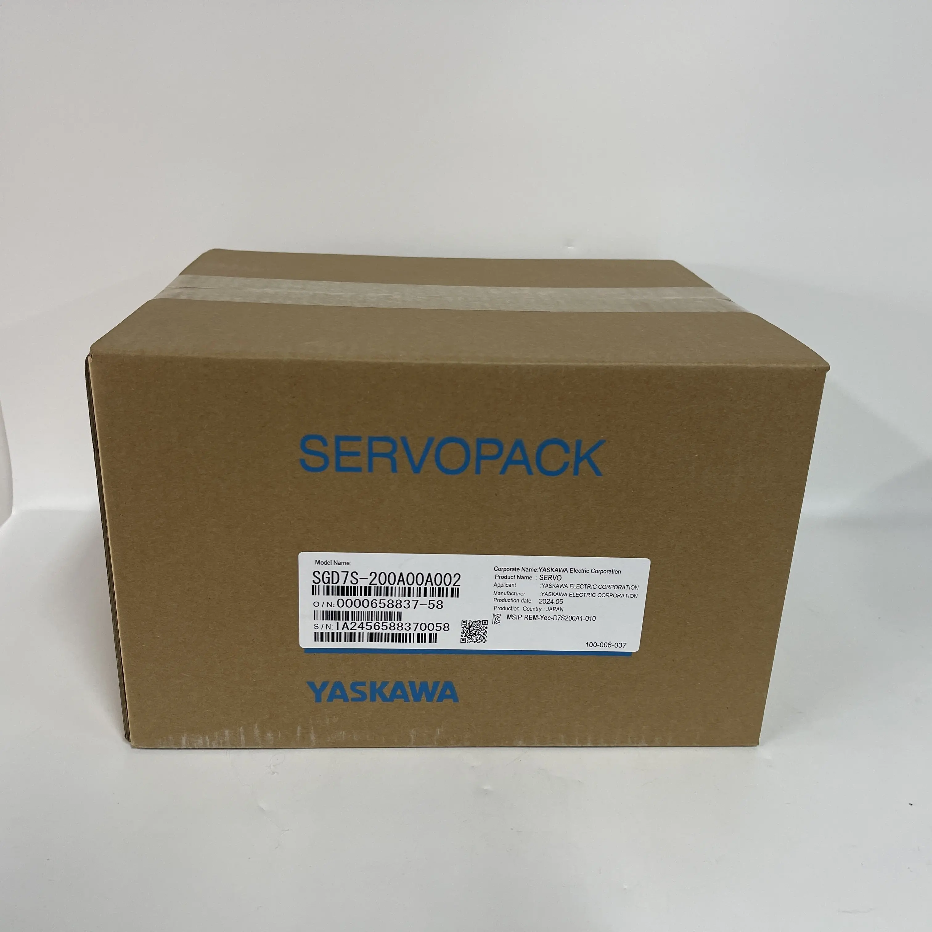 YASKAWA SERVOPACK AC Servo Amplifier SGD7S-200A00A002