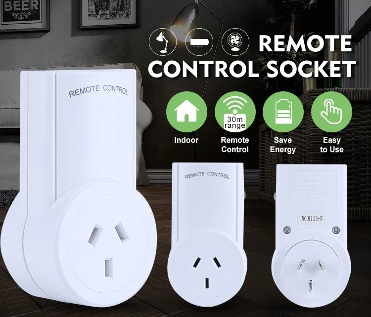 Australian Standard Power Outlet Wireless Remote Power Switch 230v