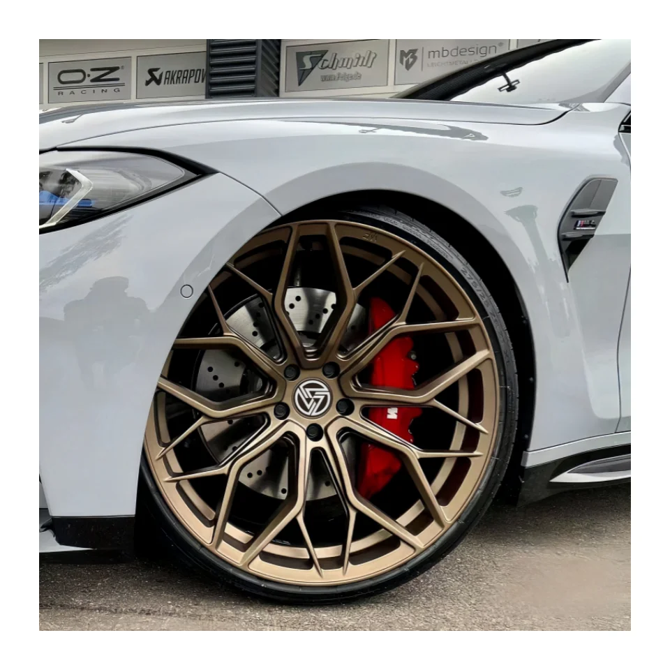 XINLAI Custom Deep Concave Bronze 5x114.3 5x120 5x112 18 19 20 21 22 Forged Wheels Passenger Car Wheels for E90 F30 W464 W213 - Image 1