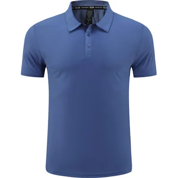 Customize your own sports casual POLO Golf short sleeve lapel material 81% polyester 19% Spandex for men