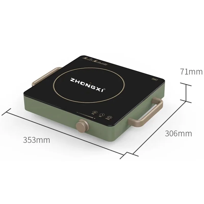 Travel Household Portable Mini Electric Cooking Stove Smart Control Safe Fast Cooking Single burner Induction Cooktop with Knob