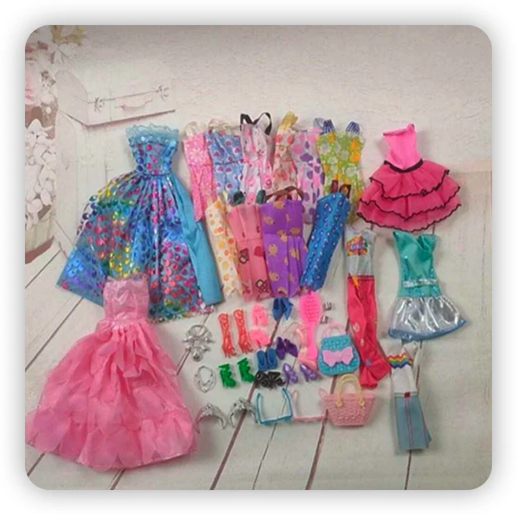 Наряд, игрушки принцессы, игровой домик для детей, девочки, 94 куклы, набор аксессуаров