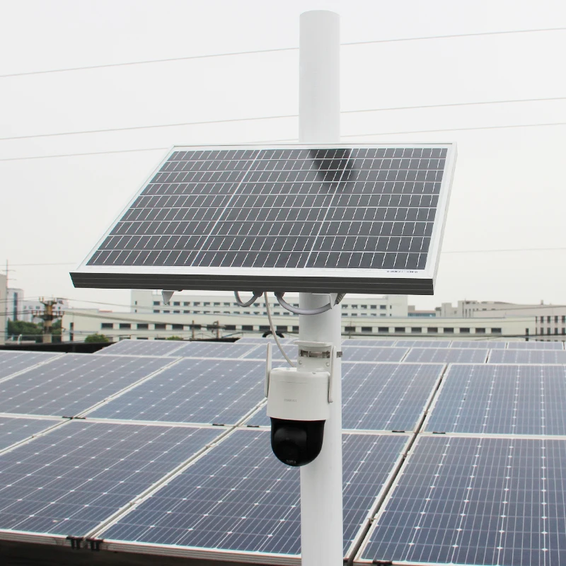 Smart Solar Power Kit for CCTV 60W 80W 100W Solar Panel With Lithium Battery Dc 12v Regulated Output