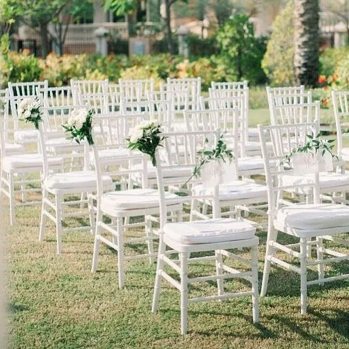 Лидер продаж цельный стул chiavari из белой смолы пластиковый