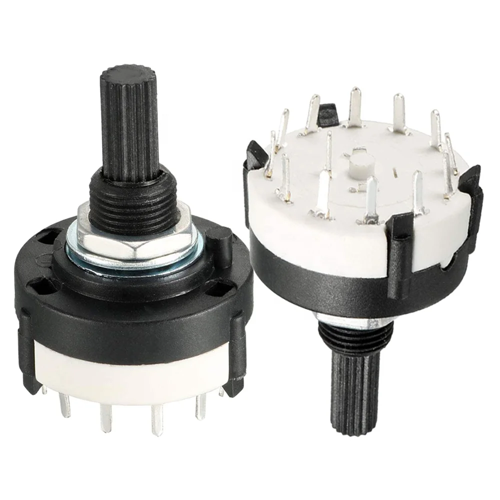 RS26 1P12T  Single Deck Band Channel Rotary Selector Switch