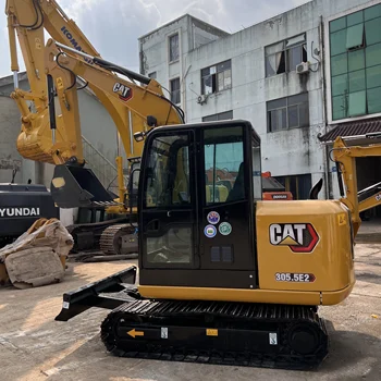 Almost New Used Excavator Mini Excavator Used Mini Crawler Escavatore Cat305.5E2 5Ton Mini Excavator with EPA for Sale