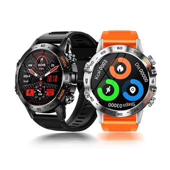 New Fashion Sport Smart Watch Phone Calling Waterproof 400mAh Big Battery Round Smartwatch K52