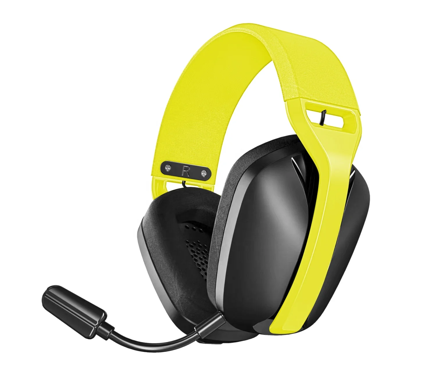 Wireless Headset With Mic Over Ear Headphone RGB Gaming