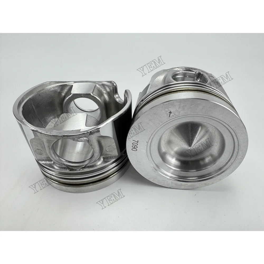 Piston and Pin Clip for Isuzu 4LE2 Heavy Equipment Engine Parts 3