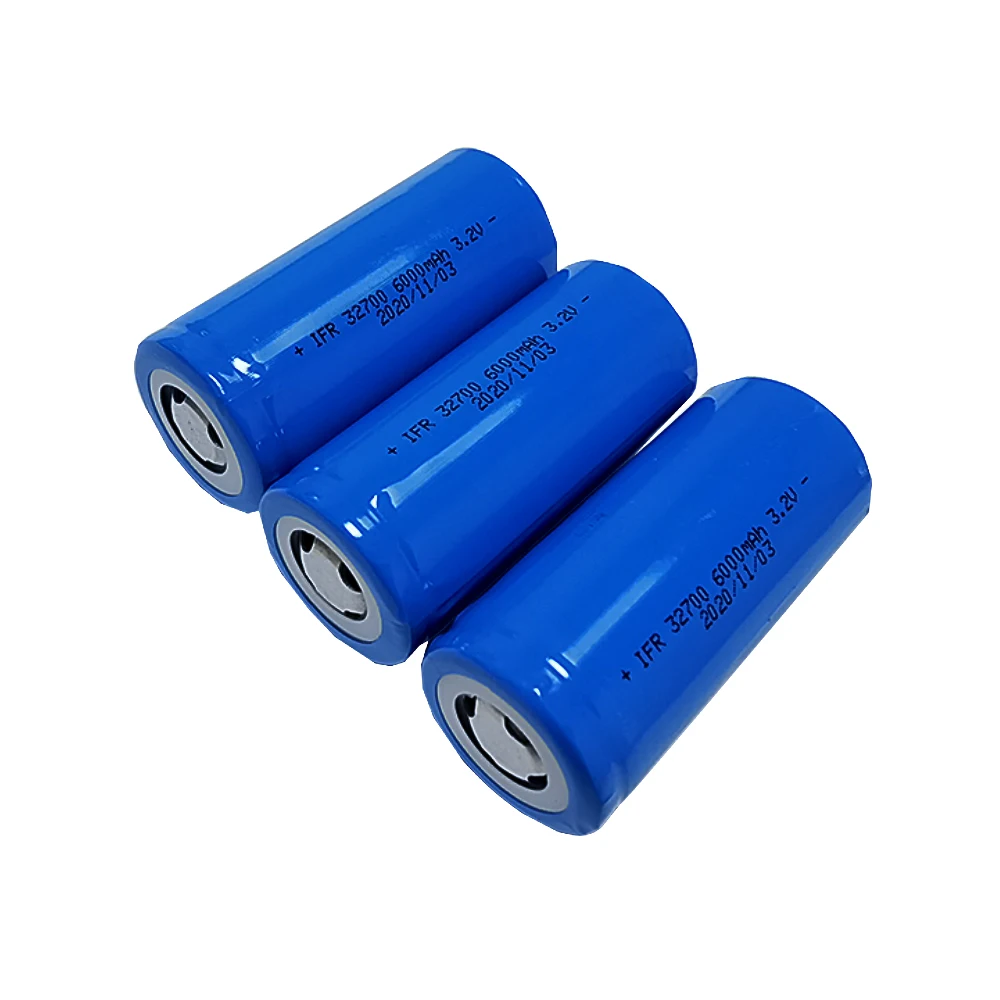 IFR32700 Rechargeable LiFePO4 Battery Cell 6000mAh 3.2V High Power Long Life 2000-3000 Cycles for E-bike Solar Light Camera H2549c849c9604c61acc106f22188f428i