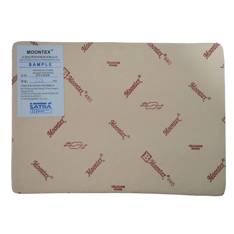 1.5mm-2.0mm thickness paper insole board for shoes material