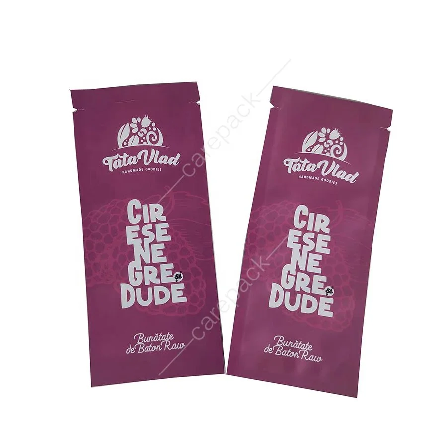 Biodegradable Packaging Wrappers Heat Sealing Customized Protein Bar Chocolate Engergy Bar Packaging Food Candy PE Plastic