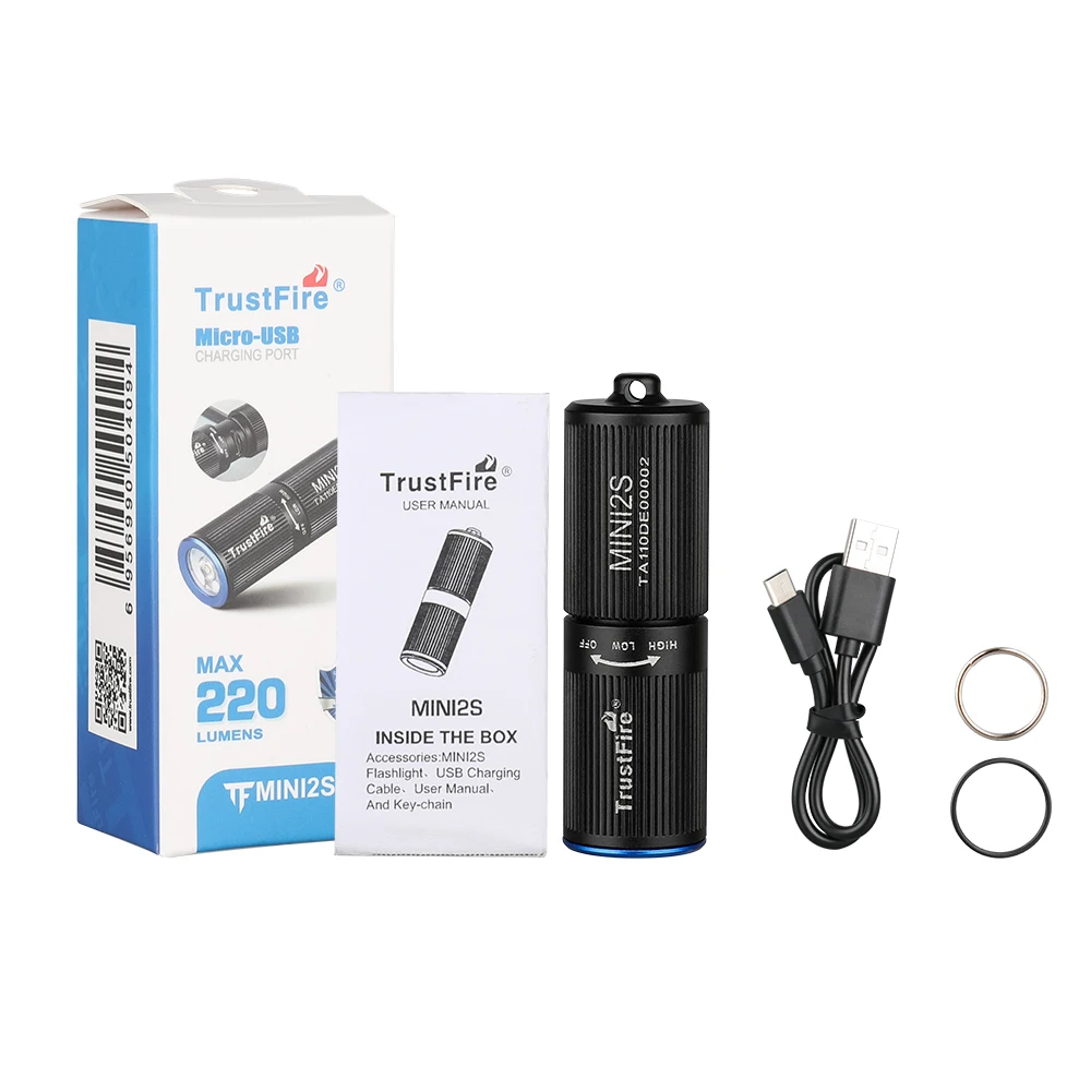 Alonefire S11 Mini Schlüsselanhänger LED Taschenlampe Hell Taktische