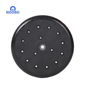 hot-selling high quality  V-mounted 2 x13 inch natural  rubber agriculture  planeter press wheel