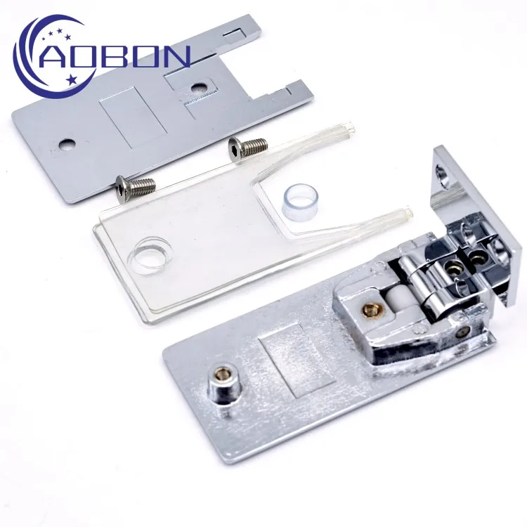 Frameless Glass Safety Corner Wall Mounted Brass Glass Door Hinge