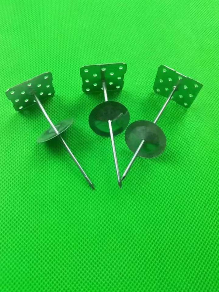 40X40mm Base Perforated Base Hanger Spindle Pin Insulation Pin Insulation Hanger Rock Wool Insulation Pins