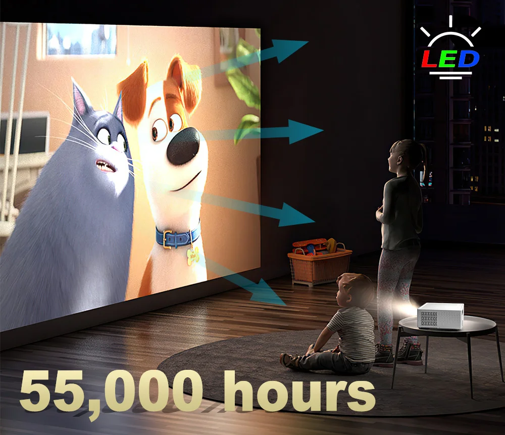 Everycom E700 Pro Projector 4k 14000 Lumens 1+16g Smart Led Laser ...