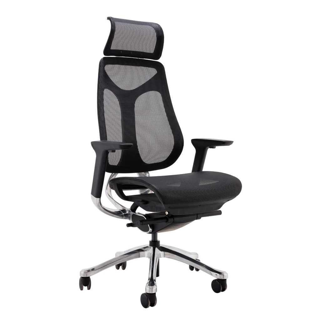 Goodtone Height Adjustable Full Mesh Work Chair Ergonomic Swivel Guest