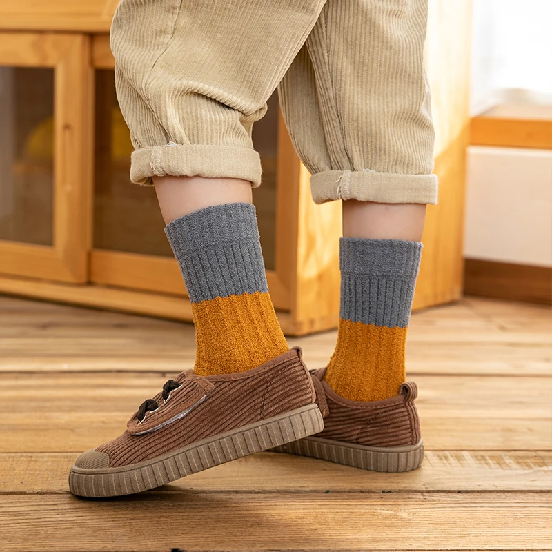 Wholesale Factory Comfortable Breathable New Design Kids Fuzzy Fleece Socks High Quality Kids Socks