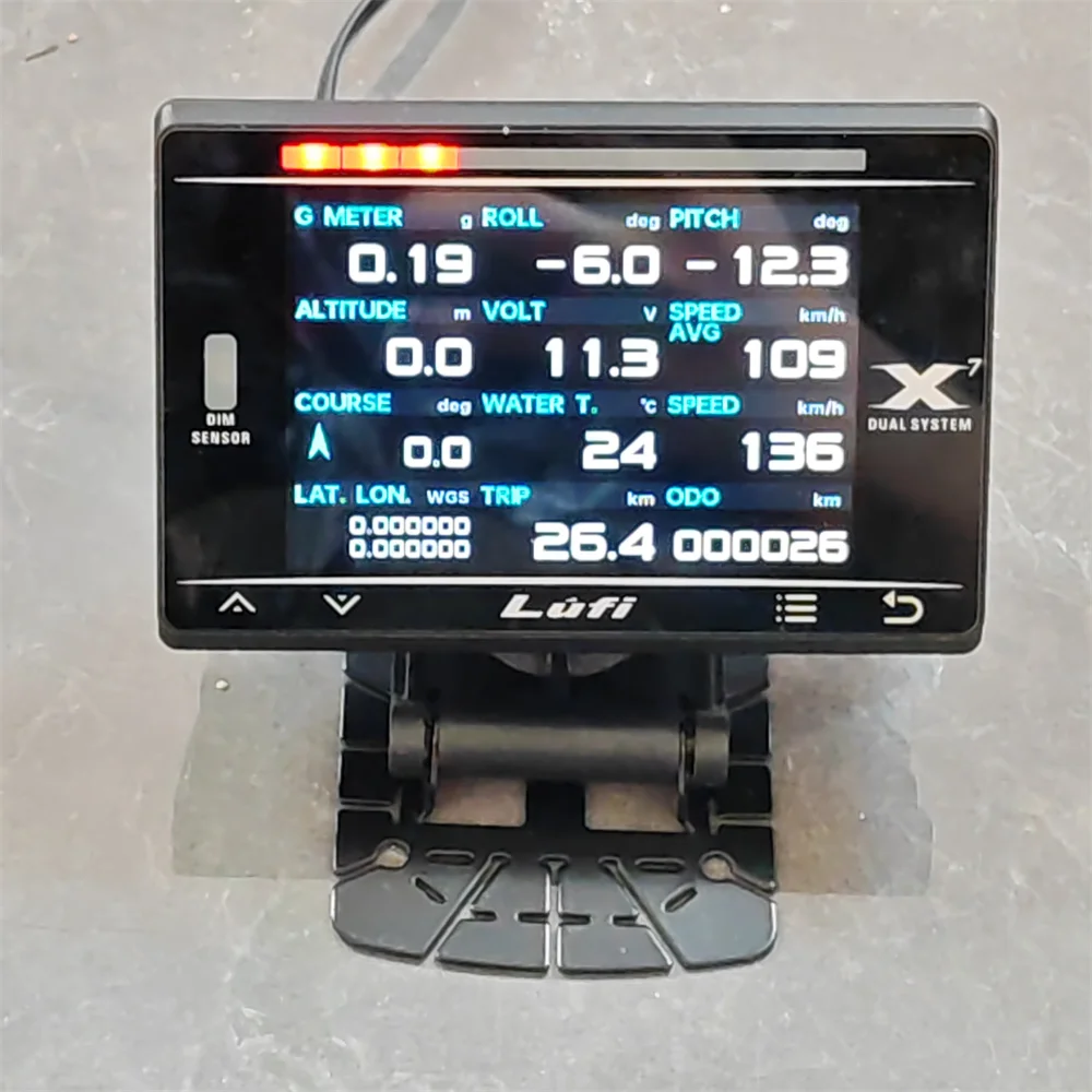 LUFI X7 OBD GPS Head-Up Display - Universal Car Oil Pressure and