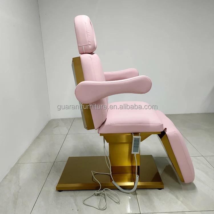 White And Gold Beauty Bed Cosmetic Treatment Beauty Salon Bed Electric Buy White And Gold