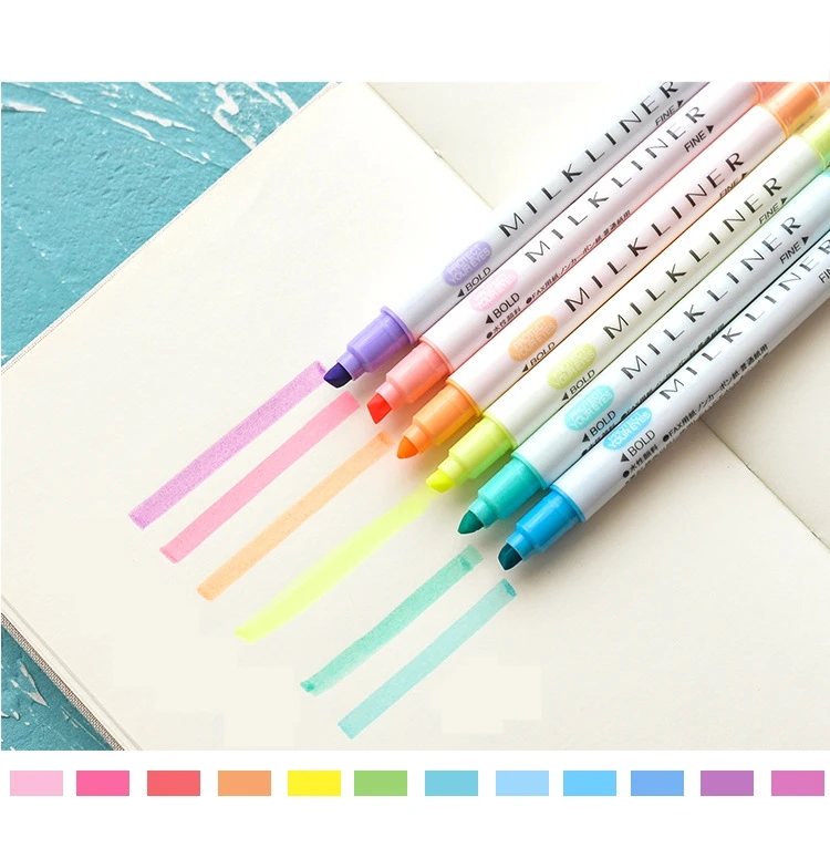 Milkliner Highlighter - Set of 12 — Stationery Pal