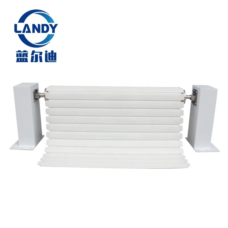 Landy PC Electric Automatic Swimming Pool Cover Retractable Algae Resistant Durable Pool Covers for Inground Pool