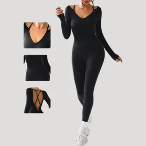 Jumpsuit Custom Logo Waistband Print Slim Your Body Gym Clothes Friendly New Suspenders Dance Playsuits Gymnastics Girls