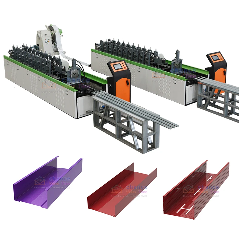 Liming High Speed Stretch Ceiling Profile Drywall Making Machine Plasterboard Metal Stud and Track Roll Forming Machine